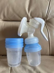 Philips avent 手動泵奶器連儲奶杯