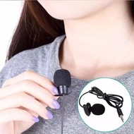 Microphone Clip On Karaoke Smule Youtuber Smartphone 3.5mm Jack Mic