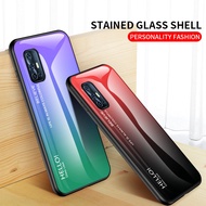 Casing For Vivo V17 V 17 VivoV17 Vivo 1919 Case Gradient Tempered Glass Case Back Cover