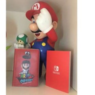 全新 Switch Super Mario Odyssey 孖寶兄弟 超級瑪利歐 奧德賽 護照套 + 記事簿 - mario galaxy movie, 超級瑪利歐銀河大電影