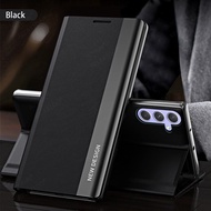 Samsung S25 FE 2025 Flip Cover Leather For Samsung Galaxy S25 FE S 25 S26 Ultra Plus Edge S25FE Sams