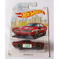 Hot Wheels - 69 Pontiac GTO Red