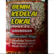 1KG KACANG KEDELAI TEMPE NON ( GMO ) LOKAL GROBOGAN SIAP TANAM