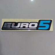 Euro 5 Embossed Emblem Sticker