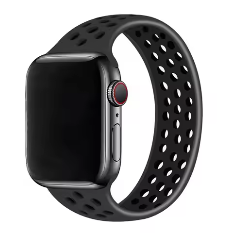 Silicone Straps For Apple Watch 10 Band 46/42mm 44mm 45mm 38/40/41mm Elastic Solo LoopBelt Bracelet 