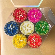 Colorful Candles One Box 28 Pieces One Light 4 Hours