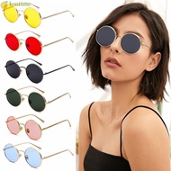 LONTIME Steampunk Sunglasses Metal Frame Eyewear Circle Glasses Round Sunglasses