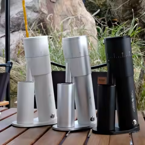 Mischief Mini Electric Coffee Grinder Compact Burr 30s Fast Grinding Adjustable Grind Size Travel-Fr