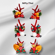 Hair Clip Deer Ear Nifty.thai Christmas Cute