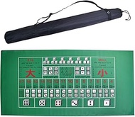 TX GIRL Craps Layouts Green Texas Hold'em Poker Table Mat Digital Printing Rubber Square Poker Gamin