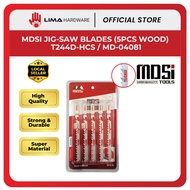 MDSI JIG-SAW BLADES (5PCS WOOD) T244D-HCS / 04081