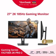 Viewsonic Gaming Monitor VX2758A 2K PRO 2 / 27” / 2K QHD / 185 Hz /  1 ms  (จอมอนิเตอร์)