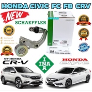 Pulley Belt HONDA CIVIC FB FC 1.8 CRV 2.0 ACCORD GEN 9 2.0 Code 534 0534 10 Genuine INA Brand