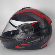 Helm NZI FLIPPY VITESSE Black/Red Modular Flip-Up