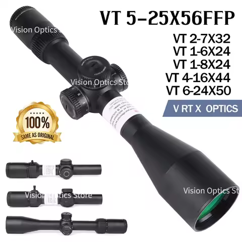 Original Optics V*RT*X 5-25X56 (FFP) Tactical Scope EBR-7C (MRAD) Reticle RifleScope 1-6X24 1-8X24 6