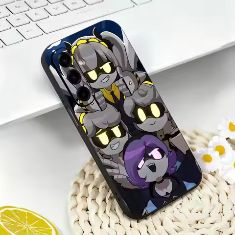 Game Murder Drones Phone Case For Samsung A57 A56 A37 A27 A17 A36 A26 A55 A35 Black Matte Soft Case