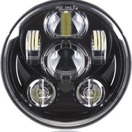 5-3/4 LED Headlight for Harley Davidson Dyna Street Bob Wide Glide Low Rider Night XL883/XL1200 Glid