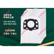 ((White Pack of 10) Suitable for karcher karcher wd4 Dust Bag/wd5/wd6/mv4/kd3/wd3 Vacuum Cleaner Vac