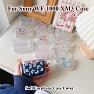 READY STOCK!  For Sony WF-1000 XM3 Case Live-action cute cartoons for Sony WF-1000 XM3 Casing Soft Earphone Case Cover