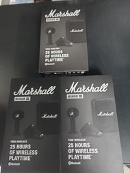 【原裝正貨 保證真品 一年保養】Marshall Minor III 型格真無線耳機 Minor 3