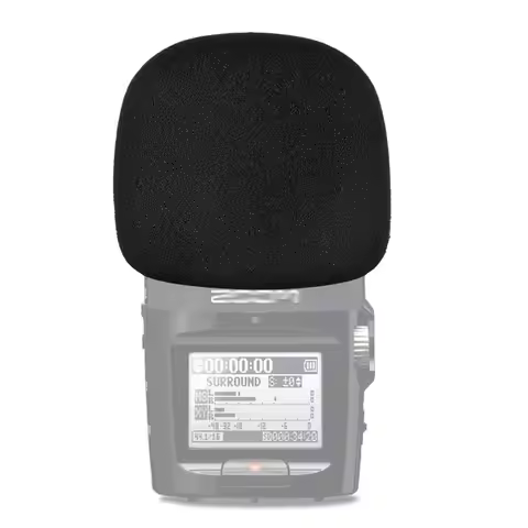 Noise Reduction Microphone Foam Cover Windproof Mic Sponge Covers for ZOOM SGH-6 / H2N / H4N PRO / H