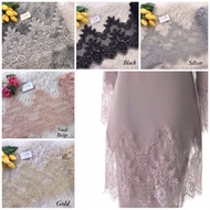 🌹BORDERLACE TINGGI READYSTOCK🌹LACE CANTIK MEWAH EXCLUSIVE LACE BAJU KURUNG MODEN PAHANG RIAU LACE NI