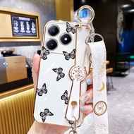 YBD Colorful Butterfly Phone Case For Realme Note 50 Note 70 70T Realme C53 C63 C51 C51S C61 C65S Wr