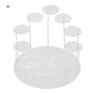 Acrylic Cupcake Holder Stand, Round Cupcake Tower Display Stand, Premium Dessert Stand Cupcake Holders, for Parties