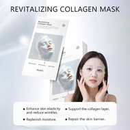 [HexKin ] Hexkin Revitalizing Collagen Mask(White Mask) |   Pink Glow, Collagen, Facial Mask,5pcs/, 