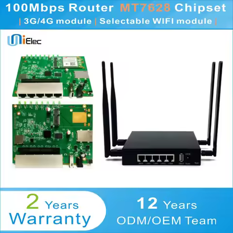 MTK MT7628 2.4G 2T2R AP Router WIFI OpenWrt MT7612 MT7615 MT7628 Chipset PCBA ODM OEM Low Cost Custo
