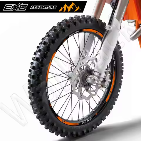 Reflective Motorcycle Wheel Sticker Rim Decals Stripe Tape Hub Accessori Waterproof For 125/250/300/