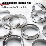 Shopifyle 8/9/10CM English Muffin Rings Crumpet Rings Double Rolled Tart Ring Round Stainless Steel 