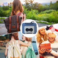 BORRAONE Key Storage Holder, Music Box Pendant Keychain Portable Music Key Chain Holder, Music Box M