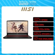 MSI KATANA GF66 12UGS-624MY (i7-12700H, RTX3070 Ti 8GB, 16GB, 512GB, 15.6" FHD 240Hz, Win11H)