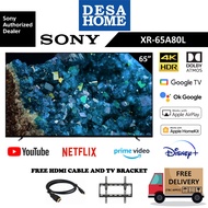 Sony Bravia XR OLED 4K HDR Smart TV (65") [Free HDMI Cable &amp; TV Bracket] XR65A80L
