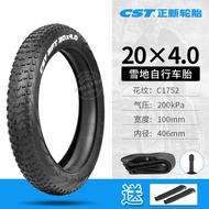 CST 26X4.0 20X4.0 ชายหาดและหิมะยางจักรยานด้านนอก 20 นิ้ว 26 นิ้วยางหิมะสําหรับรถชายหาดและจักรยาน