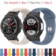 Silicone Strap For Huami Amazfit T-Rex / T Rex Pro / T-Rex 2 Smart Watch Sport wrist watch bands