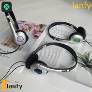 1F Y2K Headphone, Vintage Over Ear Retro Headset, Classic Millennium Wind Personality Type C Wired H
