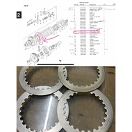 Suzuki RG AUTO (PLATE,DRIVEN) PART NO:21451-21D00 1set 4pcs