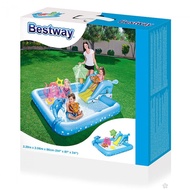 Bestway Rubber Swimming Pool With Shower And Slide