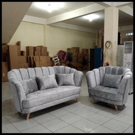 Sofa Kerang 3 N 1 Set Terbaru