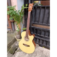 Yamaha Fg225 Custom Acoustic Guitar with Steel Embedded