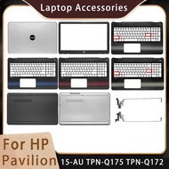 New For HP Pavilion 15-AU TPN-Q175 TPN-Q172;Replacemen Laptop Accessories Lcd Back Cover/Palmrest/Bottom/Hinges With LOGO