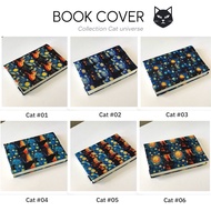 Cloth Book cover Size A5/B6 Collection Cat univers Love Wrap Book cover A5 Book Cover B6 Book Cover