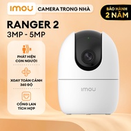 Camera Wifi trong nhà Imou Ranger 2 I 3MP/5MP I IPC-A52P I Xoay toàn cảnh 360 I Phát hiện chuyển độn