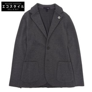Lardini 100% Wool 2B Knit Tailored Jacket, Men's, Gray, Size S, JWLJM56J/IR59004
