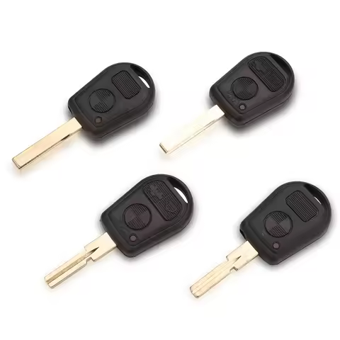 jingyuqin 2/3 Buttons Replacement Remote Car Key Shell Case Fob With HU58/HU92 Blade For BMW E31 E32