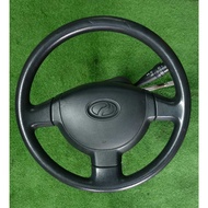 USED ORIGINAL STEERING WHEEL (NO AIRBAG MODEL) FOR PERODUA MYVI