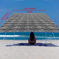 TEMU A Spacious Outdoor Canopy With Dimensions Of 150x150 Cm Or 59x59 Inches, Showcasing A Black And
