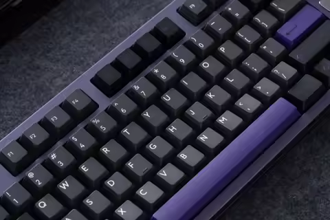 [Child Kit]PBTfans Purpolch R4 Numpad/SpacebarKits Cherry profile Doubleshot For Cherry MX switches 